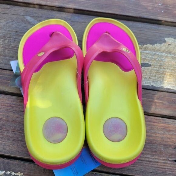 Slide Flip Flops Thong Sandals Sz 6 - Picture 2 of 8